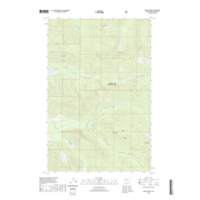 2020 Map of Mount Phelps, 2020 Print