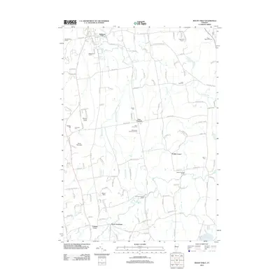 2012 Map of Mount Philo, 2012 Print