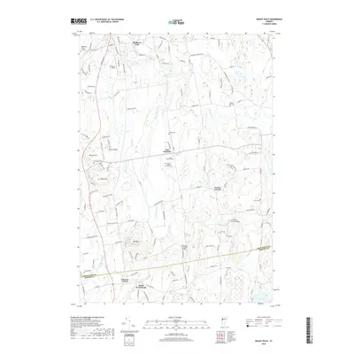 2018 Map of Mount Philo, 2018 Print