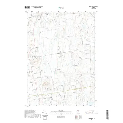 2021 Map of Mount Philo, 2021 Print