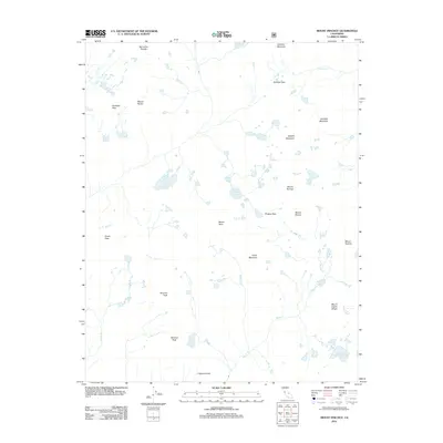2012 Map of Mount Pinchot, 2012 Print