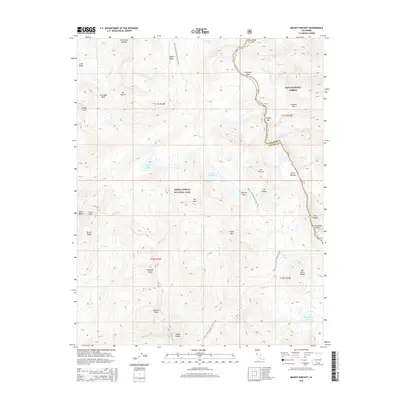 2015 Map of Mount Pinchot, 2015 Print
