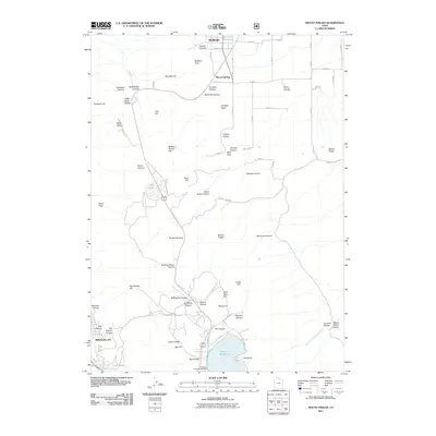 2011 Map of Mount Pisgah, 2011 Print