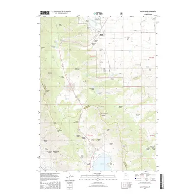 2017 Map of Mount Pisgah, 2017 Print