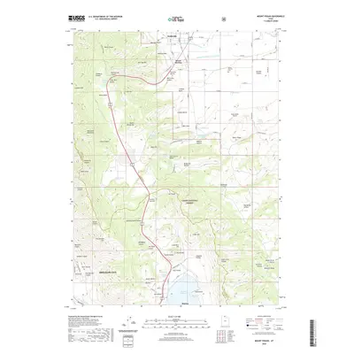 2020 Map of Mount Pisgah, 2020 Print