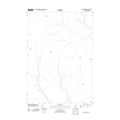 2012 Map of Mount Pisgah, 2012 Print