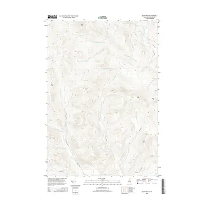 2015 Map of Mount Pisgah, 2015 Print
