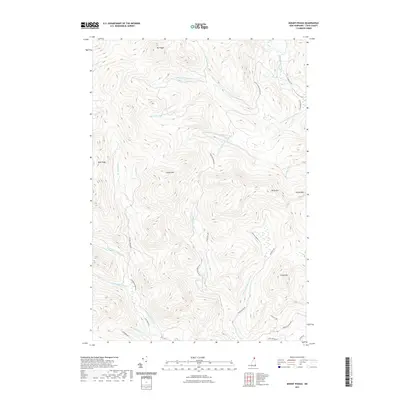 2021 Map of Mount Pisgah, 2021 Print