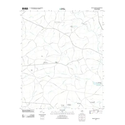 2011 Map of Mount Pisgah, 2011 Print