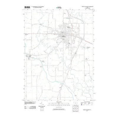 2010 Map of Mount Pleasant, 2010 Print