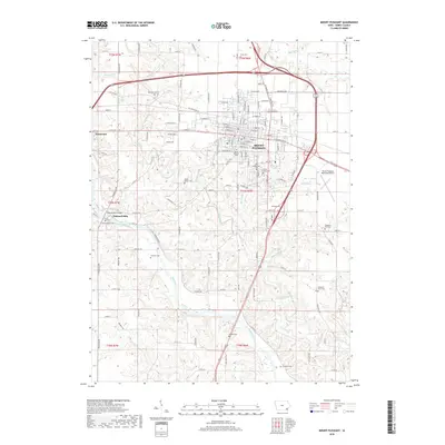 2018 Map of Mount Pleasant, 2018 Print