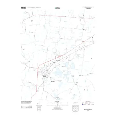 2013 Map of Mount Pleasant, 2013 Print
