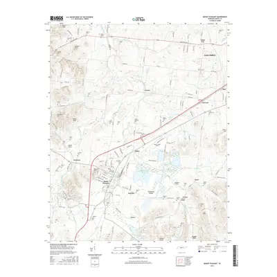 2016 Map of Mount Pleasant, 2016 Print