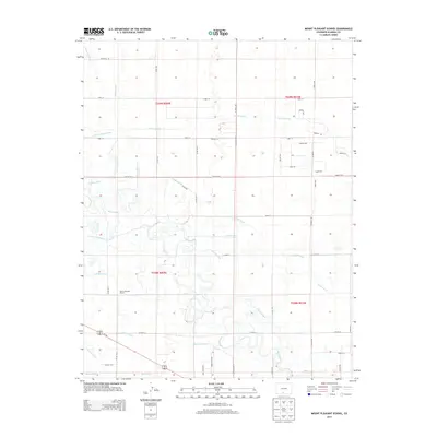 2013 Map of Mount Pleasant School, 2013 Print
