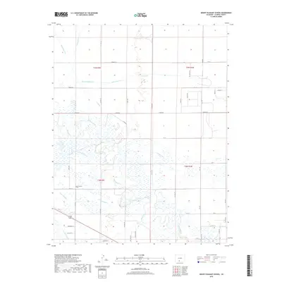 2019 Map of Mount Pleasant School, 2019 Print