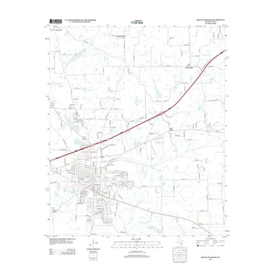 2013 Map of Mount Pleasant, 2013 Print