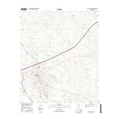 2016 Map of Mount Pleasant, 2016 Print