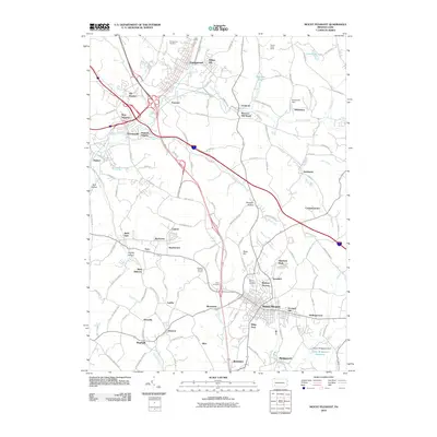 2010 Map of Mount Pleasant, 2010 Print