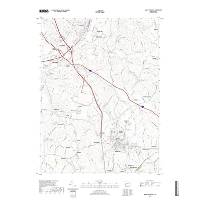2019 Map of Mount Pleasant, 2019 Print