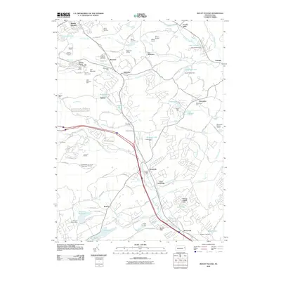 2010 Map of Mount Pocono, 2010 Print