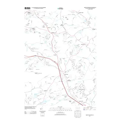 2013 Map of Mount Pocono, 2013 Print