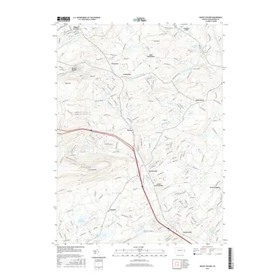 2016 Map of Mount Pocono, 2016 Print