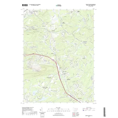 2019 Map of Mount Pocono, 2019 Print