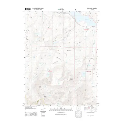 2013 Map of Mount Powell, 2013 Print