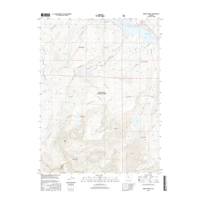 2016 Map of Mount Powell, 2016 Print