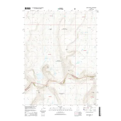 2014 Map of Mount Powell, 2014 Print