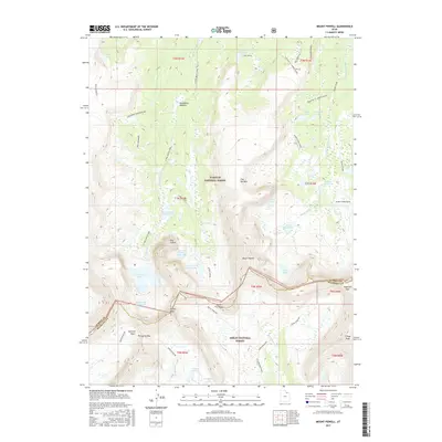 2017 Map of Mount Powell, 2017 Print