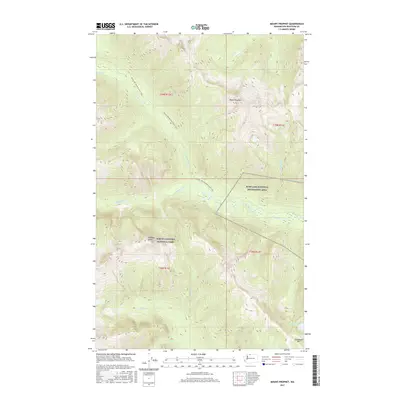 2017 Map of Mount Prophet, 2017 Print