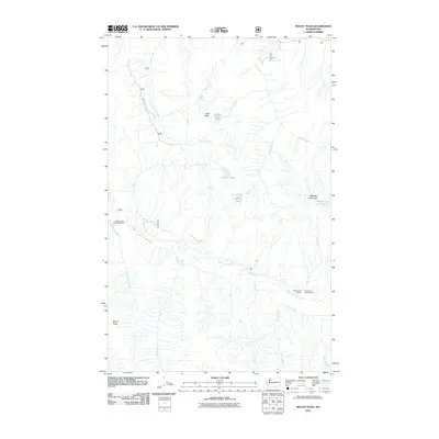 2011 Map of Mount Pugh, 2011 Print
