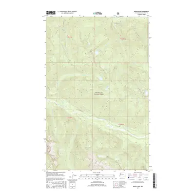 2017 Map of Mount Pugh, 2017 Print