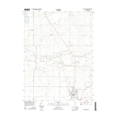 2015 Map of Mount Pulaski, 2015 Print