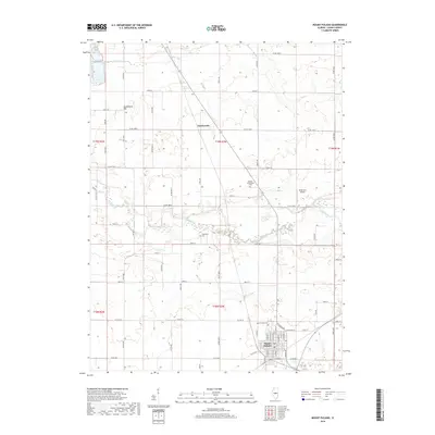 2018 Map of Mount Pulaski, 2018 Print