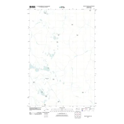 2011 Map of Mount Queets, 2011 Print
