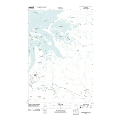 2011 Map of Mount Rainier East, 2011 Print