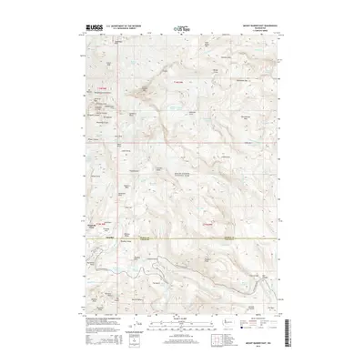 2014 Map of Mount Rainier East, 2014 Print