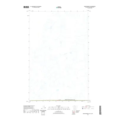 2020 Map of Mount Redoubt OE N, 2020 Print