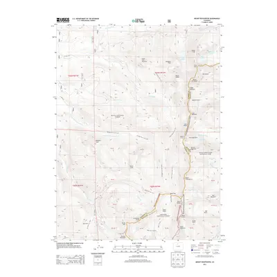 2013 Map of Mount Richthofen, 2013 Print