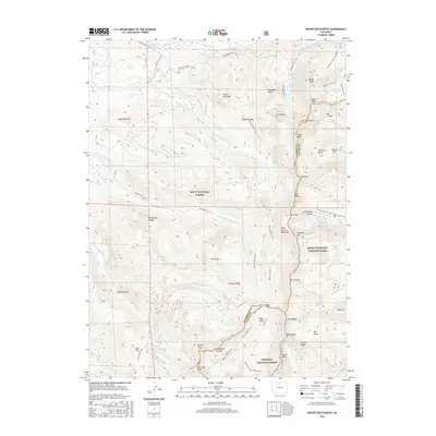 2016 Map of Mount Richthofen, 2016 Print