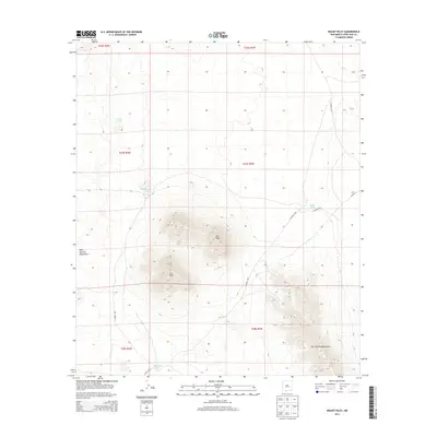 2013 Map of Mount Riley, 2013 Print