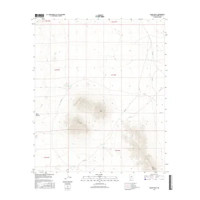 2017 Map of Mount Riley, 2017 Print