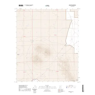 2023 Map of Mount Riley, 2023 Print