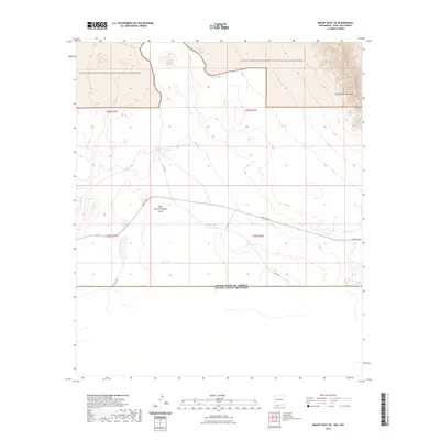 2023 Map of Mount Riley SE, 2023 Print