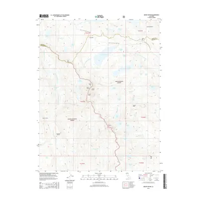 2015 Map of Mount Ritter, 2015 Print