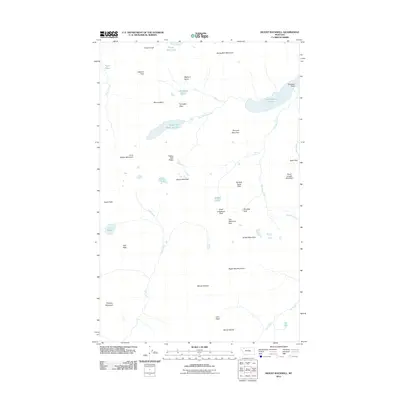 2011 Map of Mount Rockwell, 2011 Print