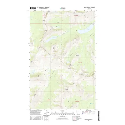 2017 Map of Mount Rockwell, 2017 Print