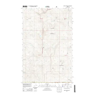 2013 Map of Mount Roothaan, 2013 Print